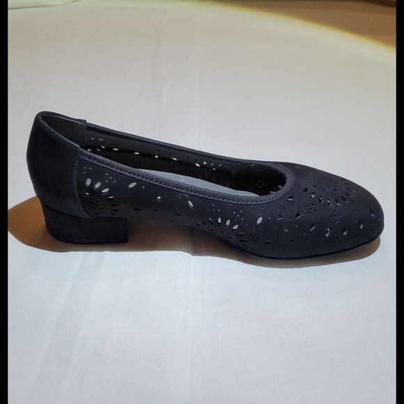 David Tate black suede Nubuck flats shoes - Picture 3 of 7
